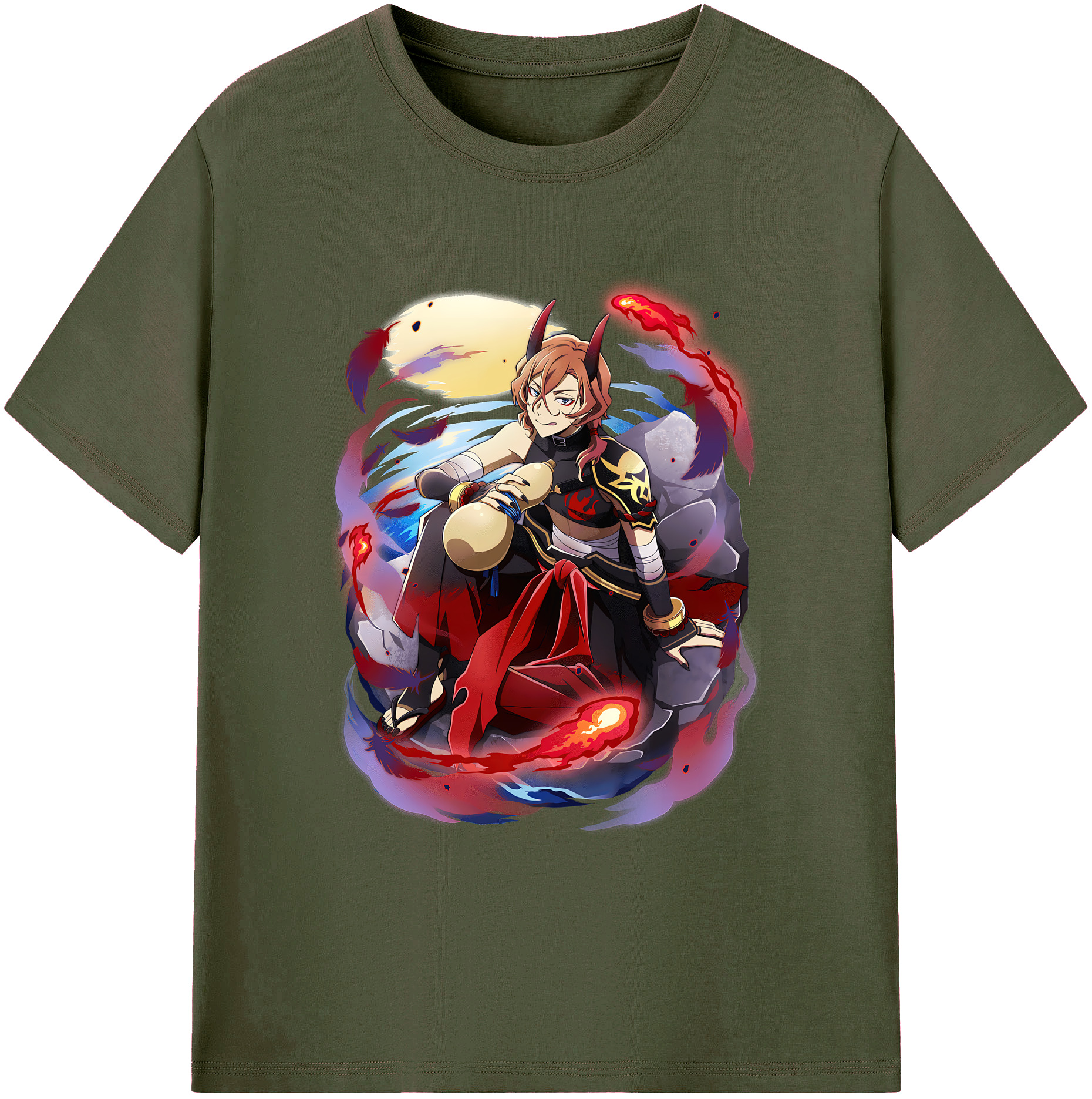 （画像用） 文豪ストレイドッグス Bungo Stray Dogs 綿100％ メンズ半袖Tシャツ｜肌触りやわらか＆通気性